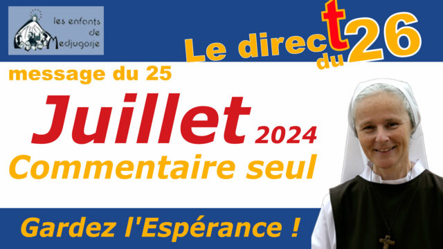 Message 25 Juillet