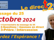 Direct du 26 depuis MEdjugorje