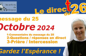 Direct du 26 depuis MEdjugorje