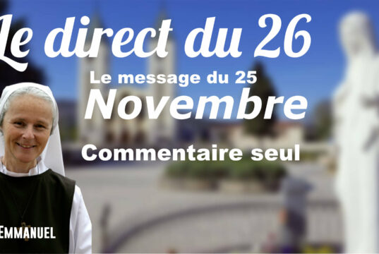 Message 25 Novembre 2024