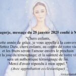 Message du 25 janvier 2025