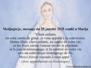 Message 25 janvier 2025