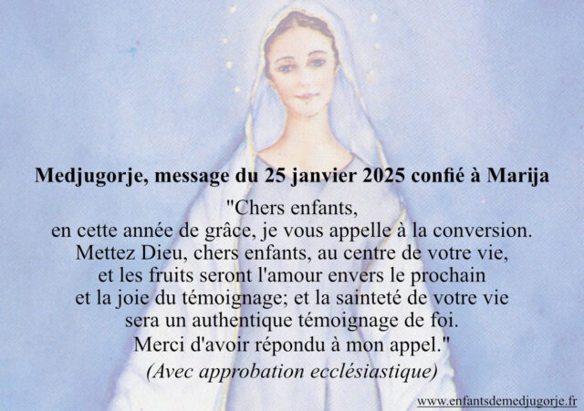 Message 25 janvier 2025